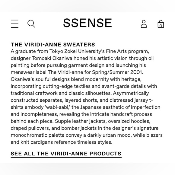 THE VIRIDI-ANNE black wool silk sweater *as is - Picture 10 of 10
